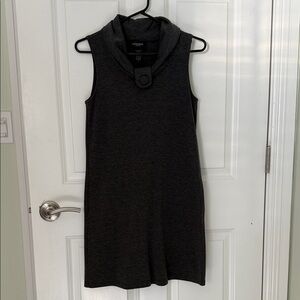 Alyn Paige New York Charcoal Sleeveless Mini Dress, Size S